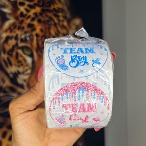 Team Boy and Girl Gender Reveal Stickers